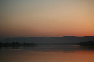 clear, dusk, East Timor, Egypt, Egypt, eye level view, river, river Nile, sky, sunset, vegetation