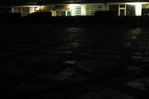 artificial lighting, Croatia, eye level view, night, pavement, pavement, paving, spring, Zadar, Zadarska