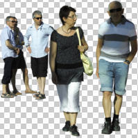 casual, caucasian, cutout, cutout groups, cutout people, day, eye level view, group, natural light, people, spring, standing, sunlight, sunny, walking