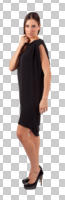 casual, caucasian, cutout, cutout people, cutout women, eye level view, female, indoor lighting, standing, studio lighting, summer, three-quarter, woman, youngster