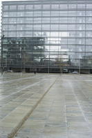 Copenhagen , day, Denmark, diffuse, diffused light, eye level view, facade, Kobenhavn, office building, pavement, street, wet, winter