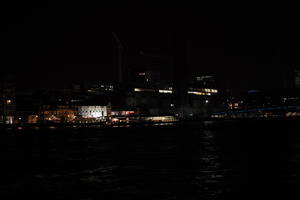 building, city, city, city lights, cityscape, England, evening, eye level view, London, night, river, The United Kingdom, winter