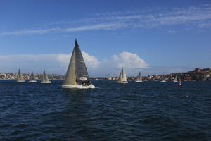 Australia, boat, day, eye level view, New South Wales, seascape, summer, sunny, Sydney, yacht
