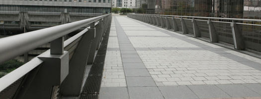 autumn, balustrade, bridge, day, diffuse, diffused light, eye level view, France, Ile-De-France, natural light, Paris, pavement