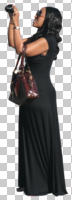 African, casual, cutout, cutout people, cutout women, day, eye level view, photographer, side, standing, summer, sunny, woman