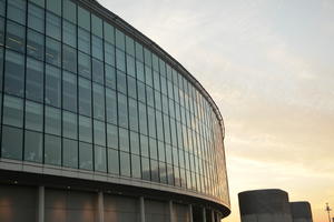 below, dusk, England, facade, glass, London, stadium, The United Kingdom