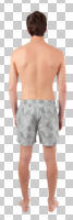back, casual, caucasian, cutout, cutout men, cutout people, day, diffuse, diffused light, eye level view, male, man, standing, summer