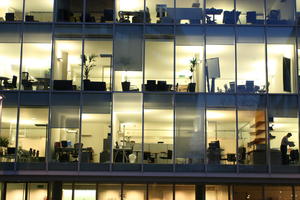 architecture, artificial lighting, below, building, England, London, office, The United Kingdom